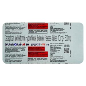DAPANORM M 10 Tablet 10's