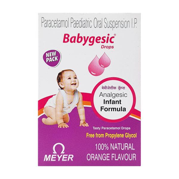 Babygesic New Pack Orange Flavour Drops 15ml
