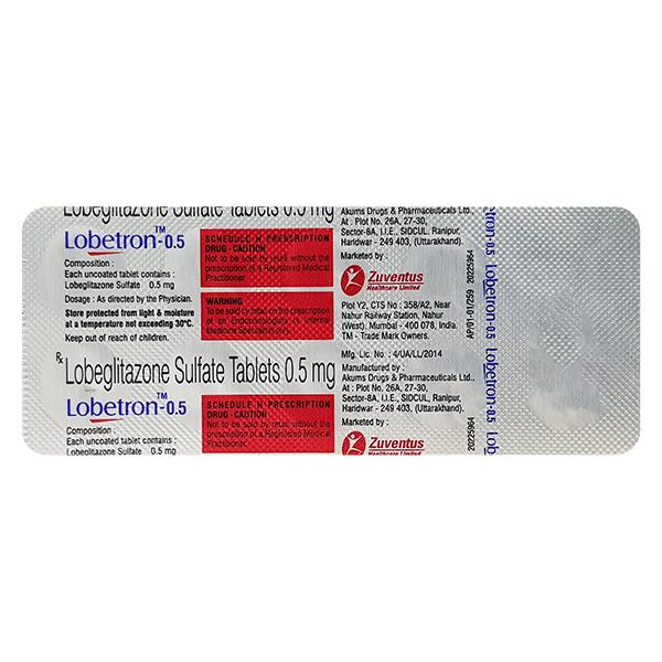 LOBETRON 0.5 Tablet 10's