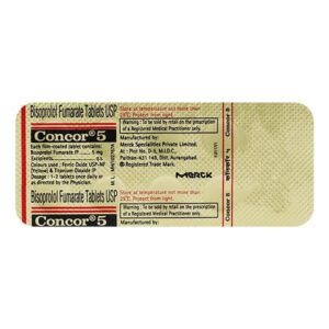 Concor 5mg Tablet 10'S