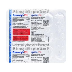 Glucoryl M 1mg Tablet 15'S