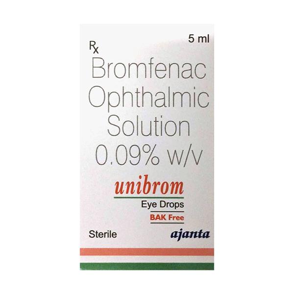 Unibrom BAK Free Eye Drops 5ml
