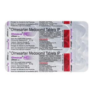 Olmesar 40mg Tablet 15'S