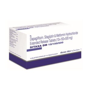 SITAXA DM 10/100/500 Tablet 10's
