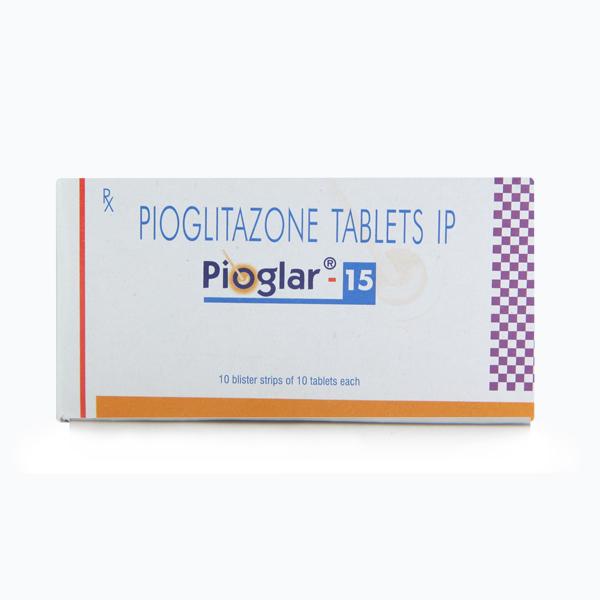 Pioglar 15mg Tablet 10'S