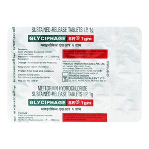 Glyciphage SR 1gm Tablet 10'S